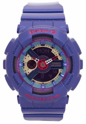 Casio Baby-g BA-112-2A Digital Analog Rubber Strap Watch For Women