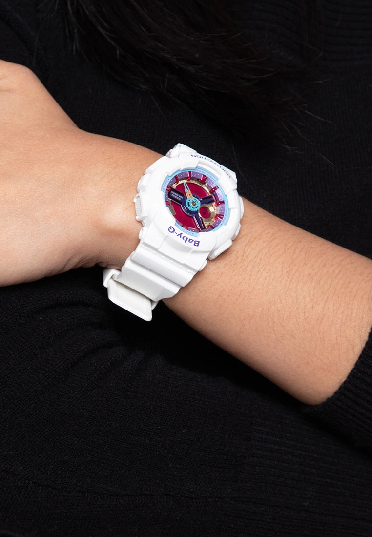Casio Baby-g BA-112-7A Digital Analog Rubber Strap Watch For Women