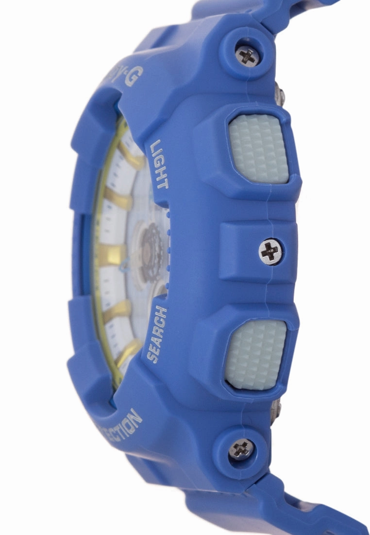 Casio Baby-g BA-120-2BDR Digital Analog Rubber Strap Watch For Women