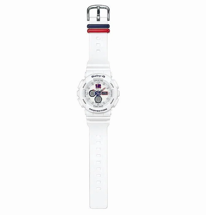 Casio Baby-g BA-120TR-7B Digital Analog Rubber Strap Watch For Women