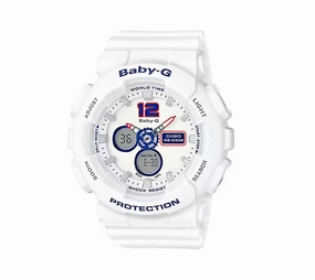 Casio Baby-g BA-120TR-7B Digital Analog Rubber Strap Watch For Women