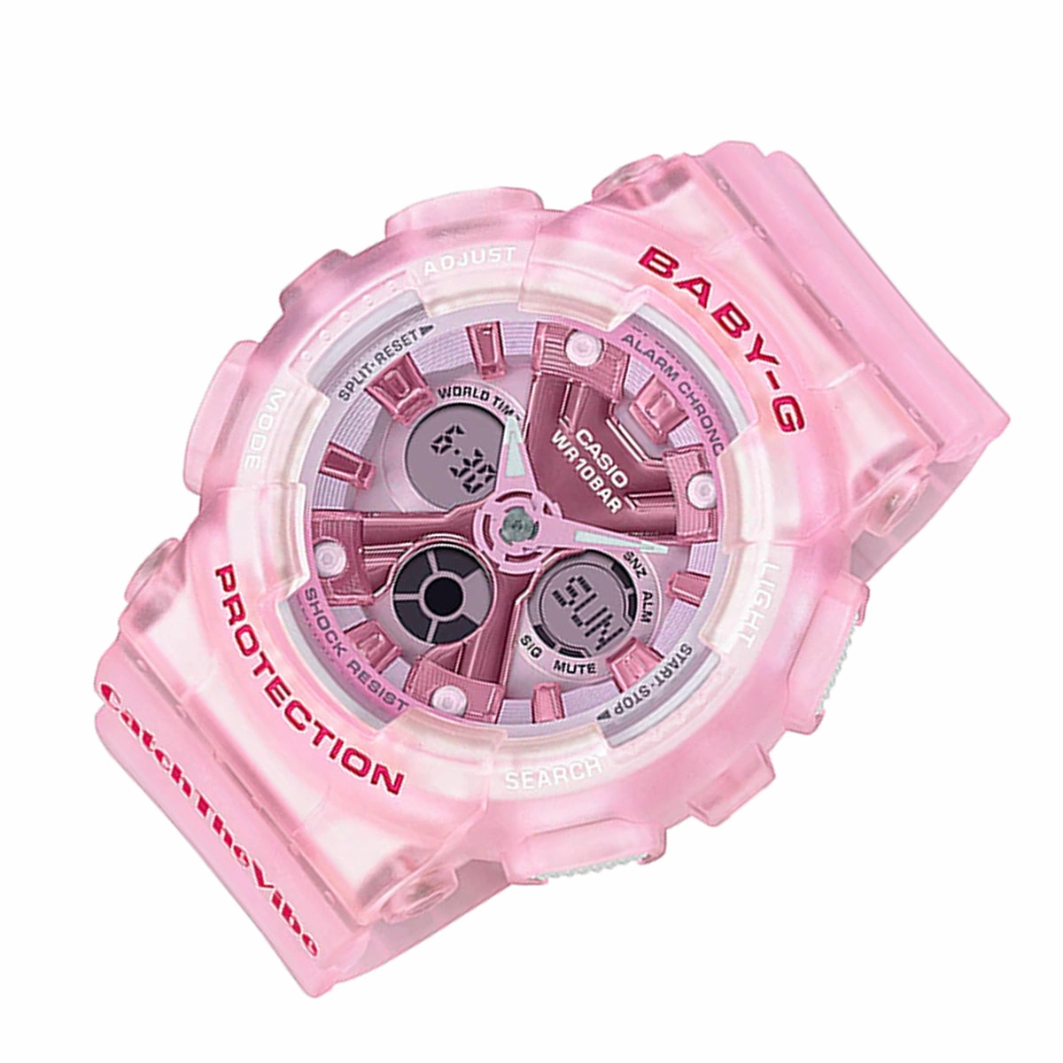 Casio Baby-g BA-130CV-4A Digital Analog Rubber Strap Watch For Women