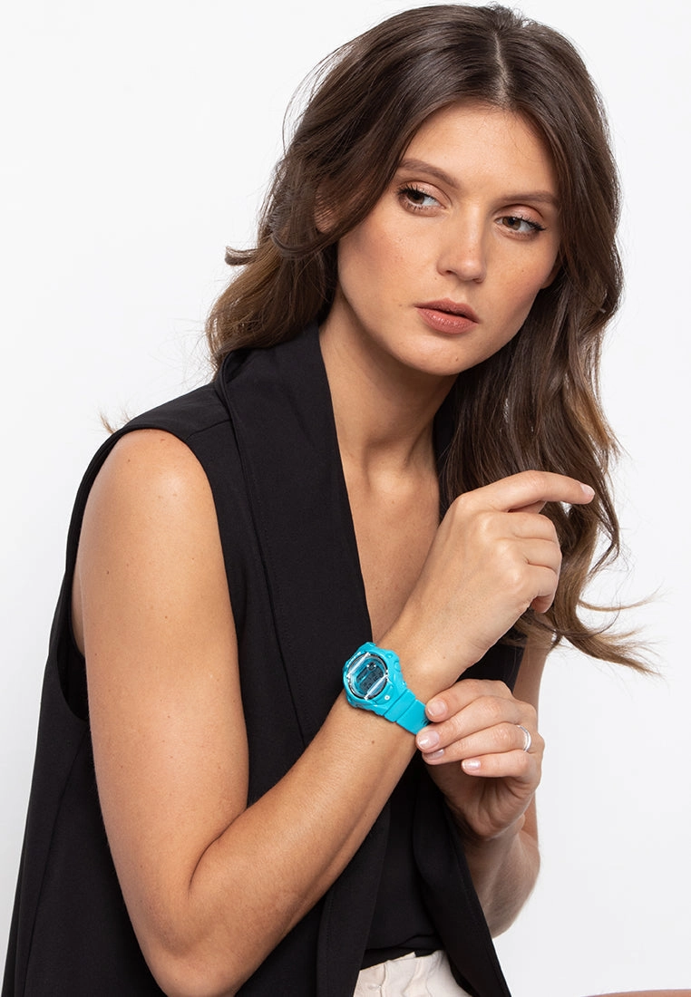 Casio Baby-g BG-169R-2B Digital Rubber Strap Watch For Women