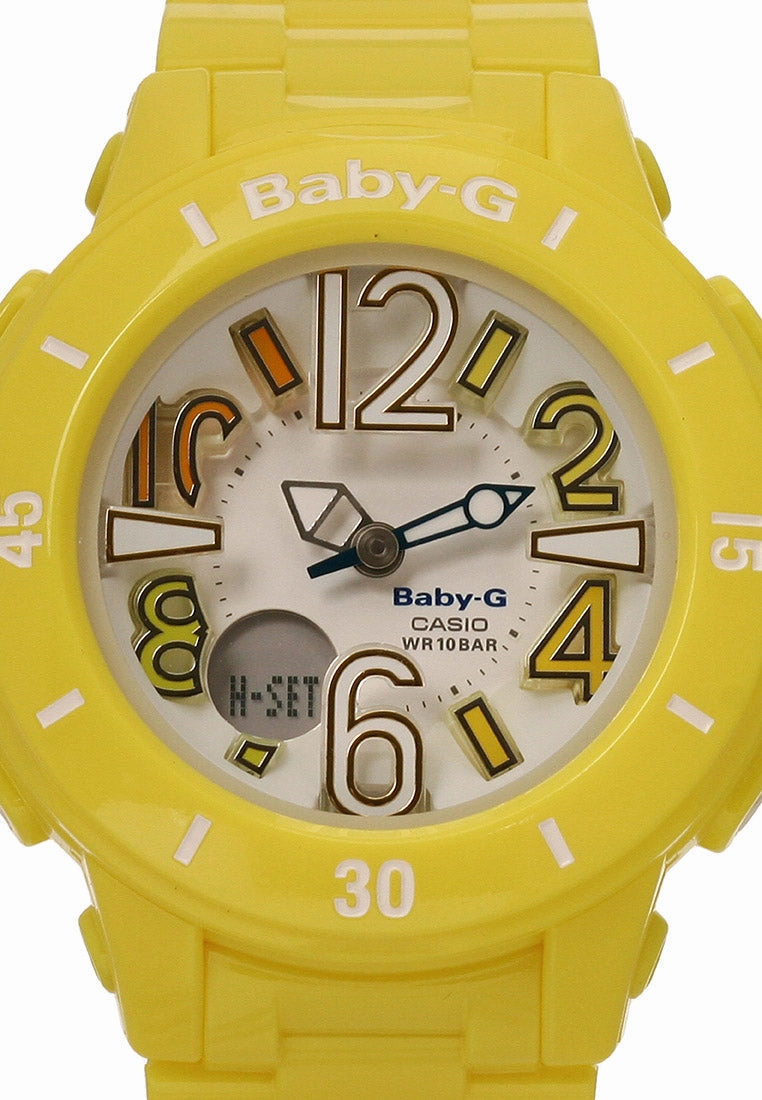 Casio Baby-g BGA-170-9BDR Digital Analog Rubber Strap Watch For Women