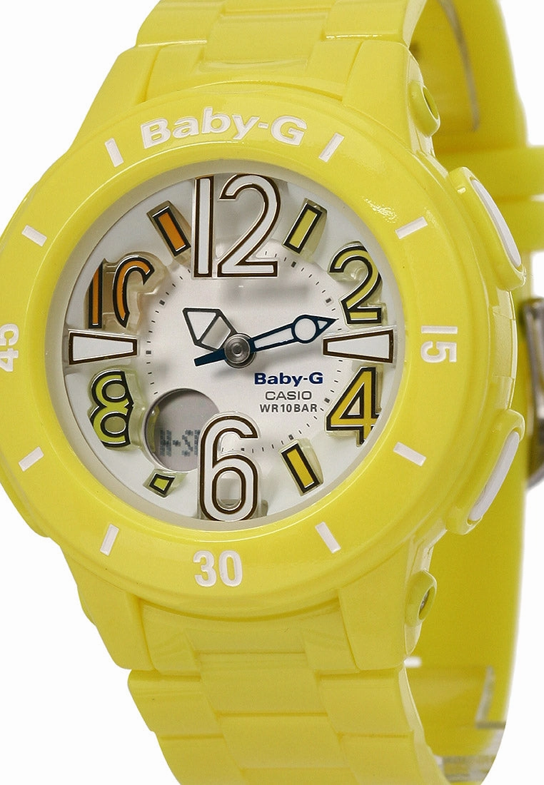 Casio Baby-g BGA-170-9BDR Digital Analog Rubber Strap Watch For Women