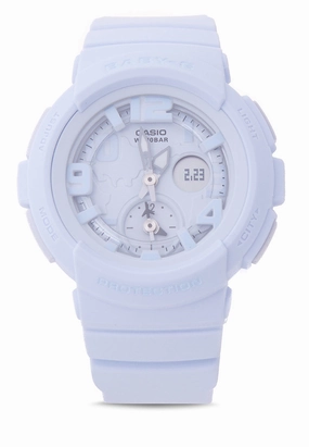 Casio Baby-g BGA-190BC-2B Digital Analog Rubber Strap Watch For Women