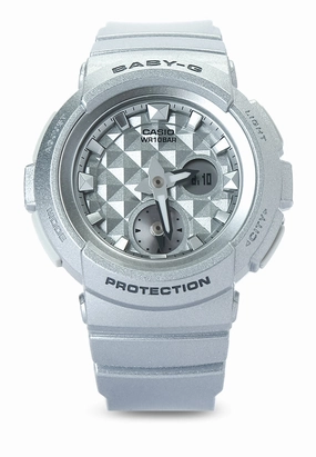 Casio Baby-g BGA-195-8A Digital Analog Rubber Strap Watch For Women
