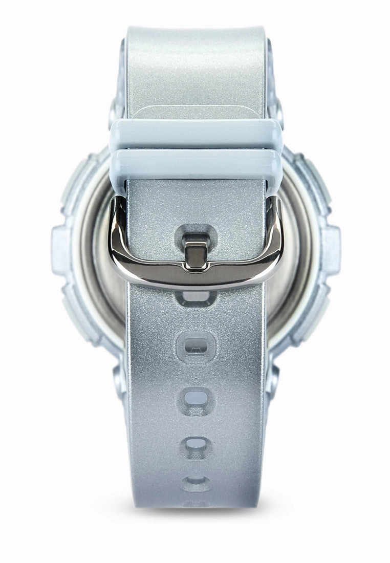 Casio Baby-g BGA-195-8A Digital Analog Rubber Strap Watch For Women