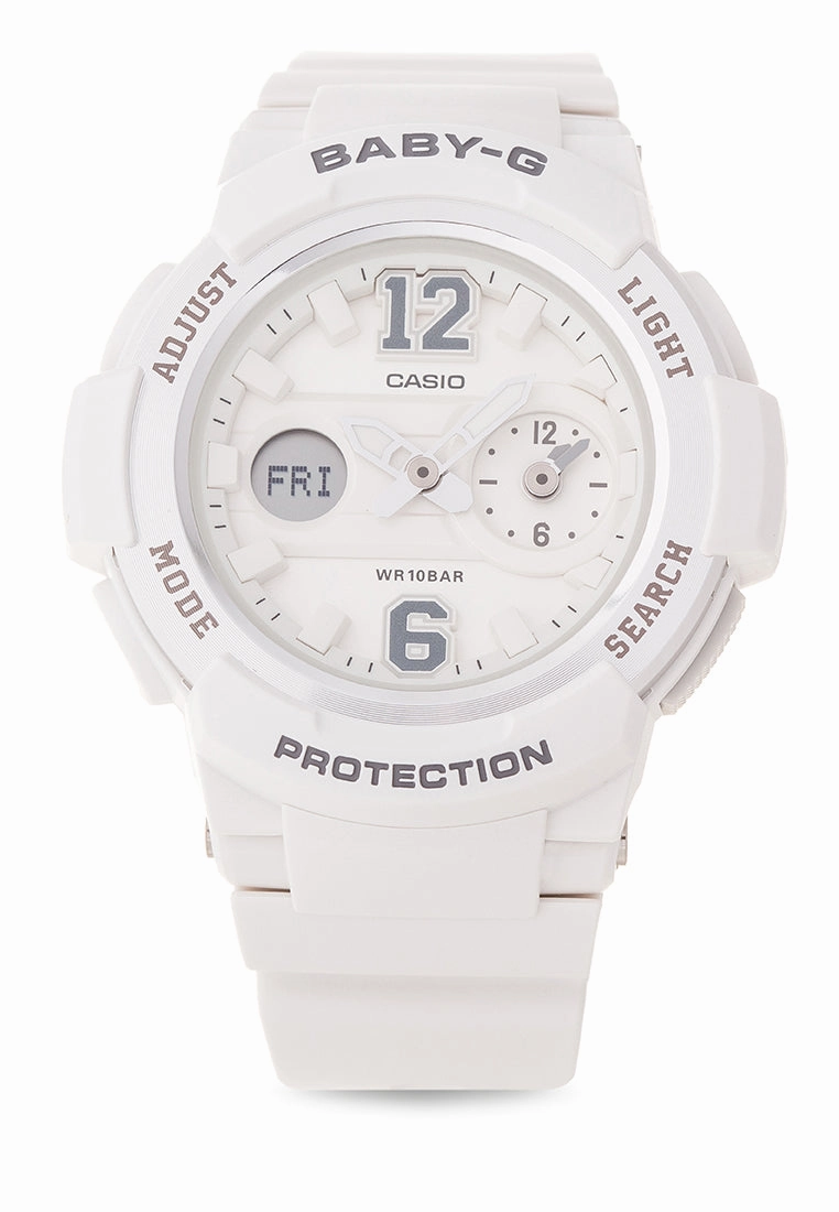 Casio Baby-g BGA-210-7B4DR Digital Analog Rubber Strap Watch For Women