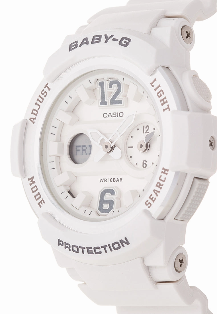 Casio Baby-g BGA-210-7B4DR Digital Analog Rubber Strap Watch For Women