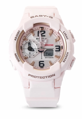 Casio Baby-g BGA-230SC-4B Digital Analog Rubber Strap Watch for Women