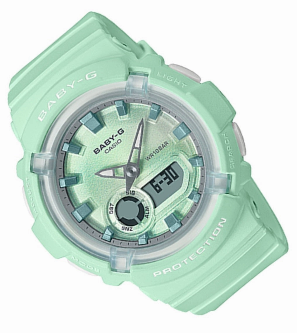 Casio Baby-g BGA-280-3A Digital Analog Rubber Strap Watch For Women
