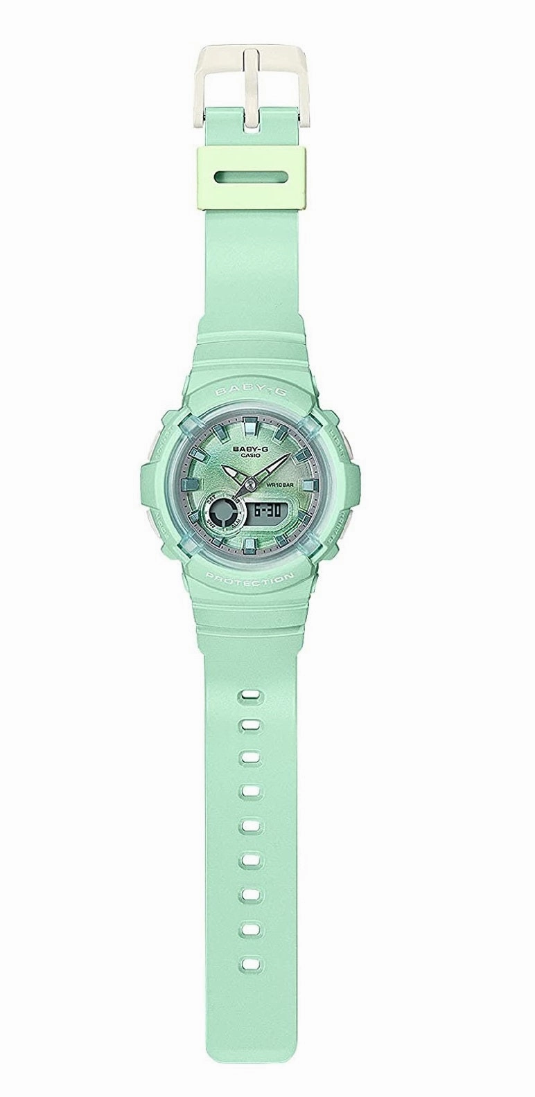 Casio Baby-g BGA-280-3A Digital Analog Rubber Strap Watch For Women