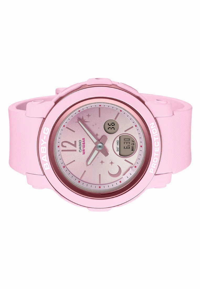 Casio Baby-G BGA-290DS-4A Digital Analog Rubber Strap Watch For Women