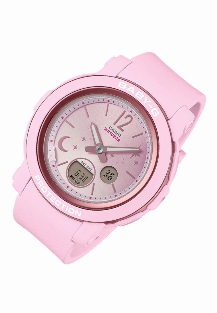 Casio Baby-G BGA-290DS-4A Digital Analog Rubber Strap Watch For Women