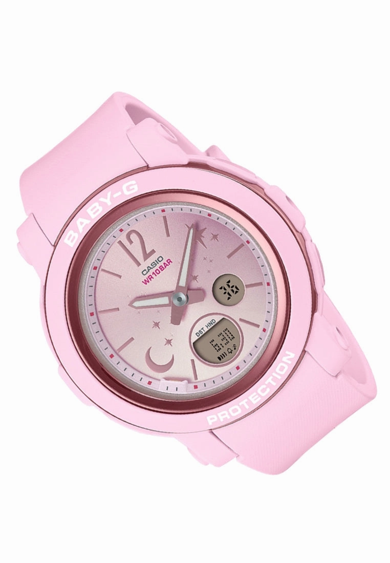 Casio Baby-G BGA-290DS-4A Digital Analog Rubber Strap Watch For Women