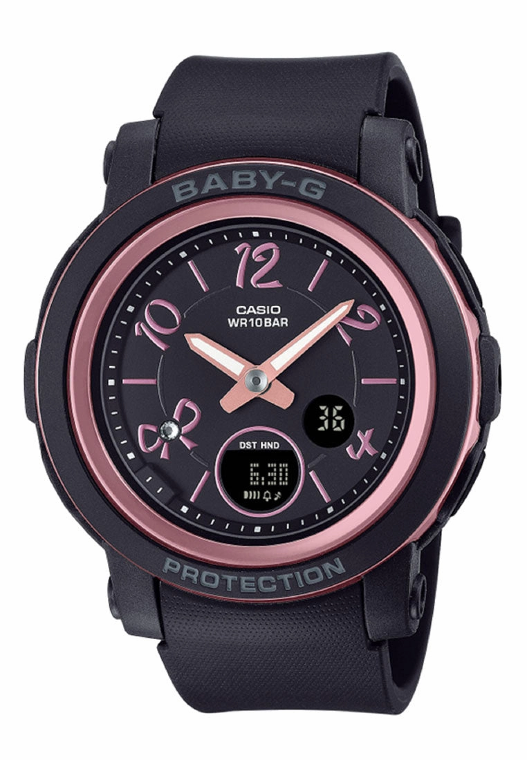 Casio Baby-g BGA-290RA-1A Digital Analog Rubber Strap Watch for Women