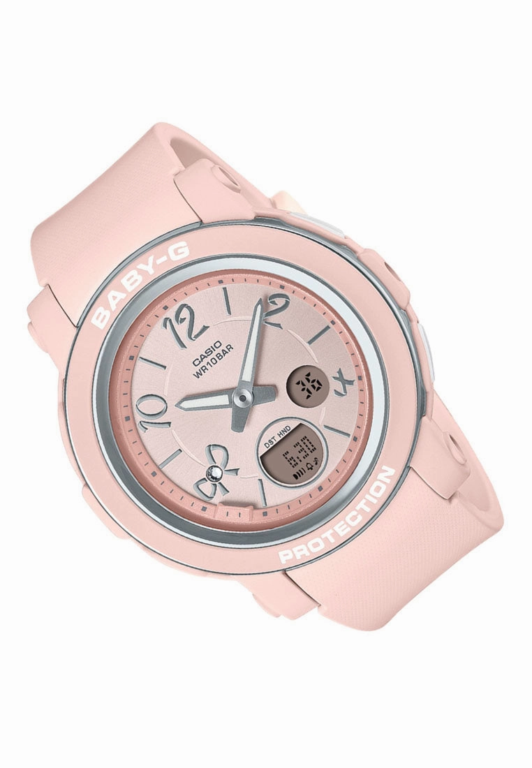 Casio Baby-g BGA-290RA-4A Digital Analog Rubber Strap Watch for Women