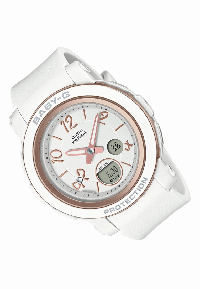 Casio Baby-g BGA-290RA-7A Digital Analog Rubber Strap Watch for Women