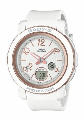 Casio Baby-g BGA-290RA-7A Digital Analog Rubber Strap Watch for Women