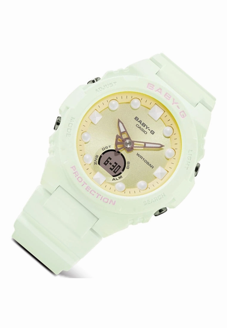 Casio Baby-g BGA-320FH-3A Digital Analog Rubber Strap Watch For Women