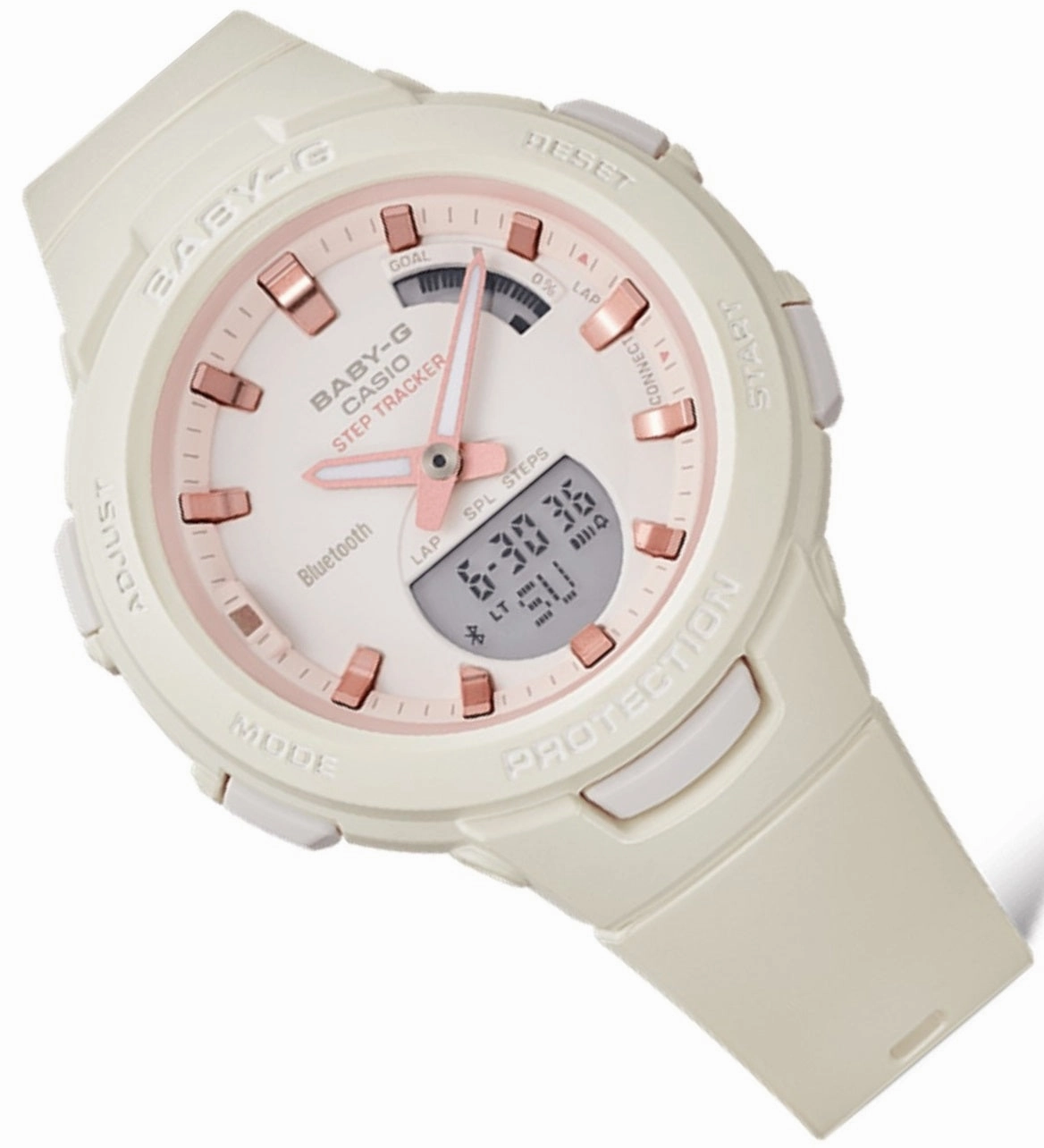 Casio Baby-G BSA-B100CS-7A G-Squad Smartphone Link Watch For Women