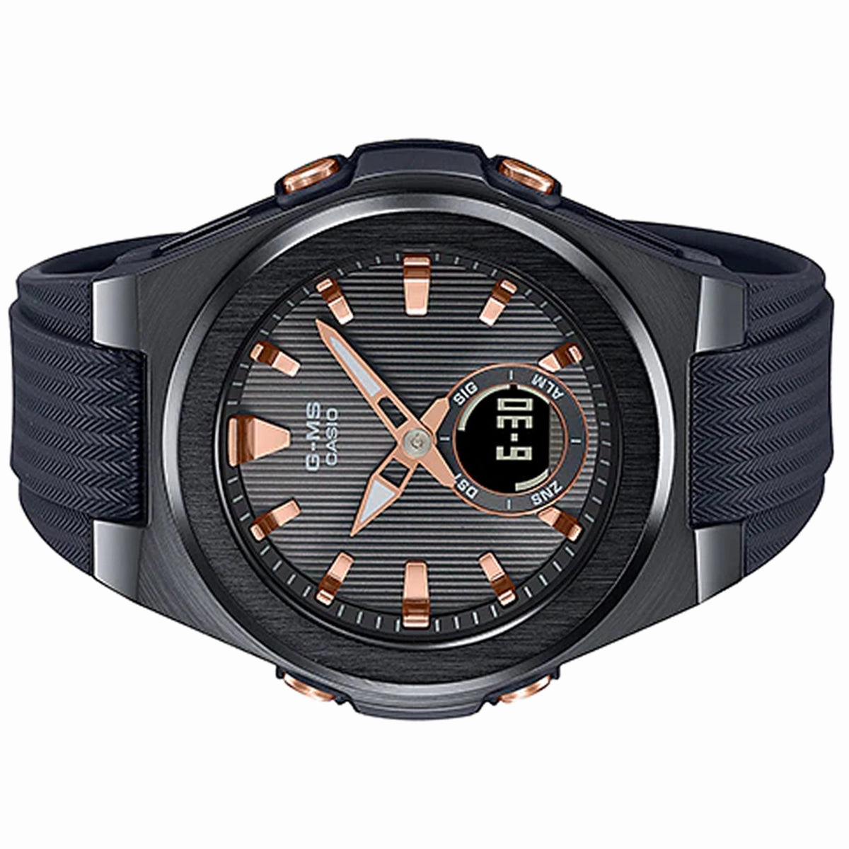 Casio Baby-g MSG-C150G-1A Digital Analog Rubber Strap Watch For Women
