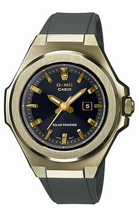 Casio Baby-g MSG-S500G-3A Solar Analog Rubber Strap Watch For Women