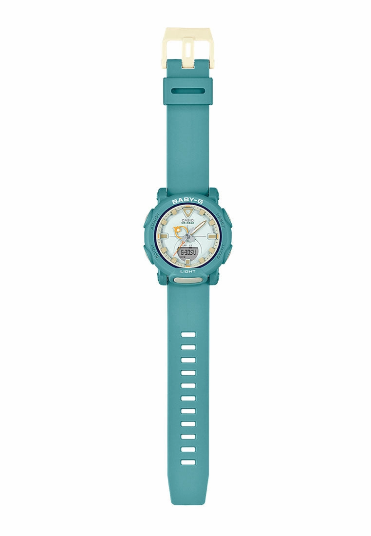 Casio BGA-310RP-3A Digital Analog Rubber Strap Watch for Women