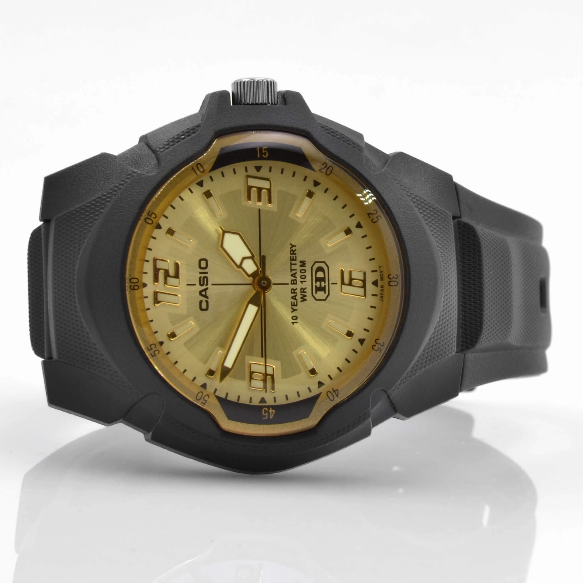 Casio Black Resin Case Black Band Watch | MW-600E-9A