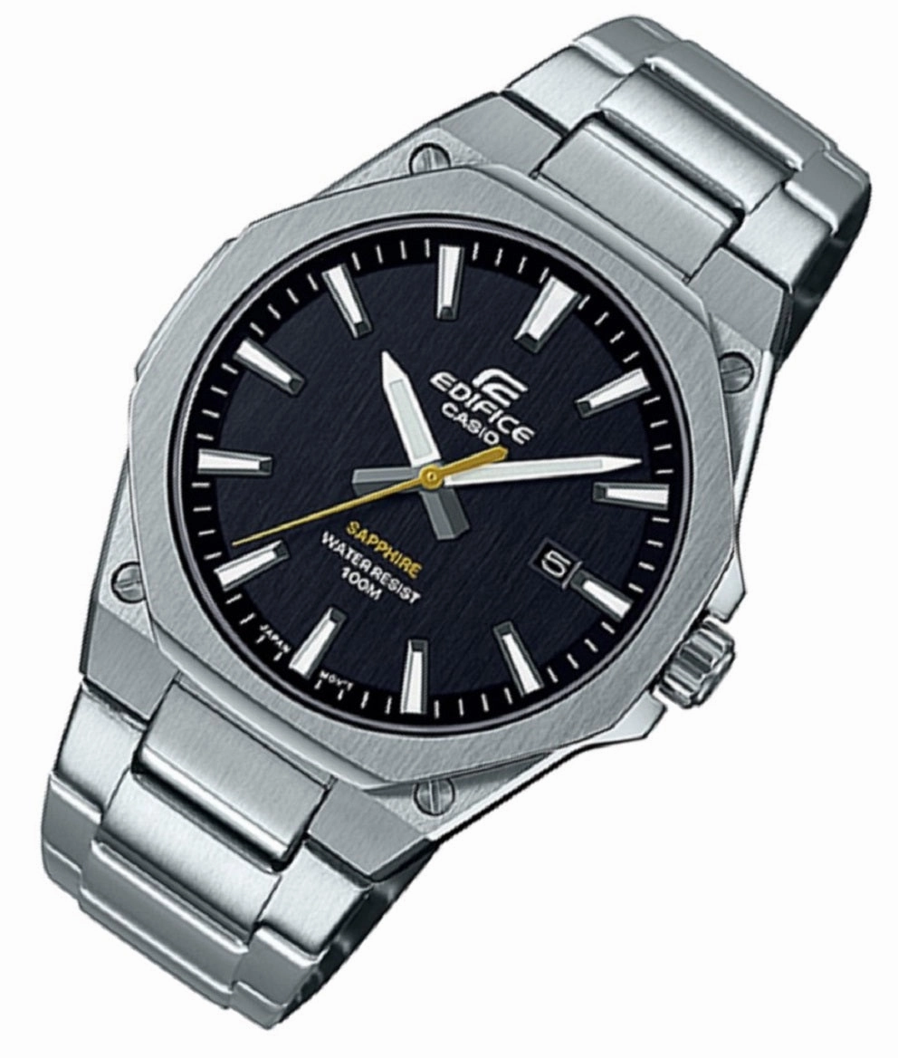 Casio Edifice EFR-S108D-1A Analog Stainless Steel Strap Watch For Men