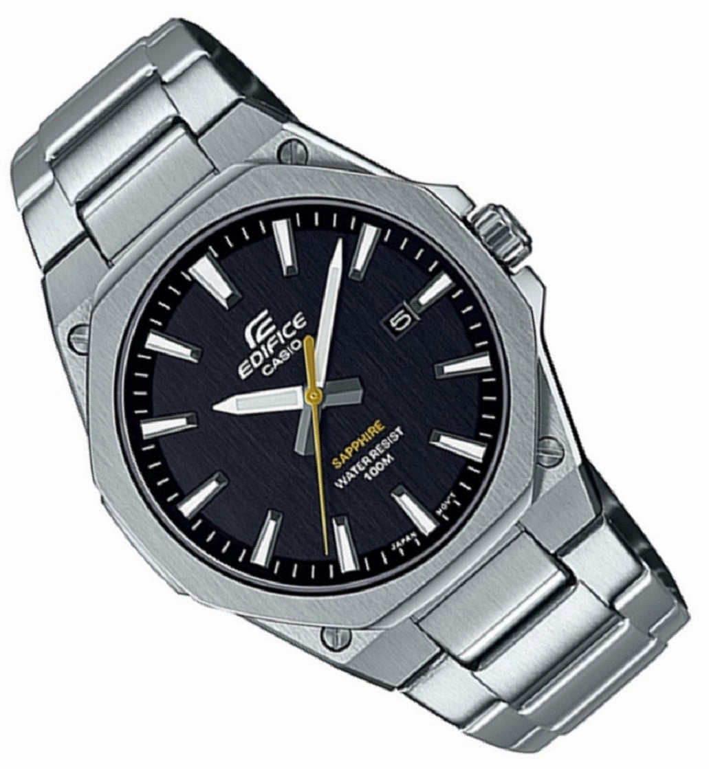 Casio Edifice EFR-S108D-1A Analog Stainless Steel Strap Watch For Men