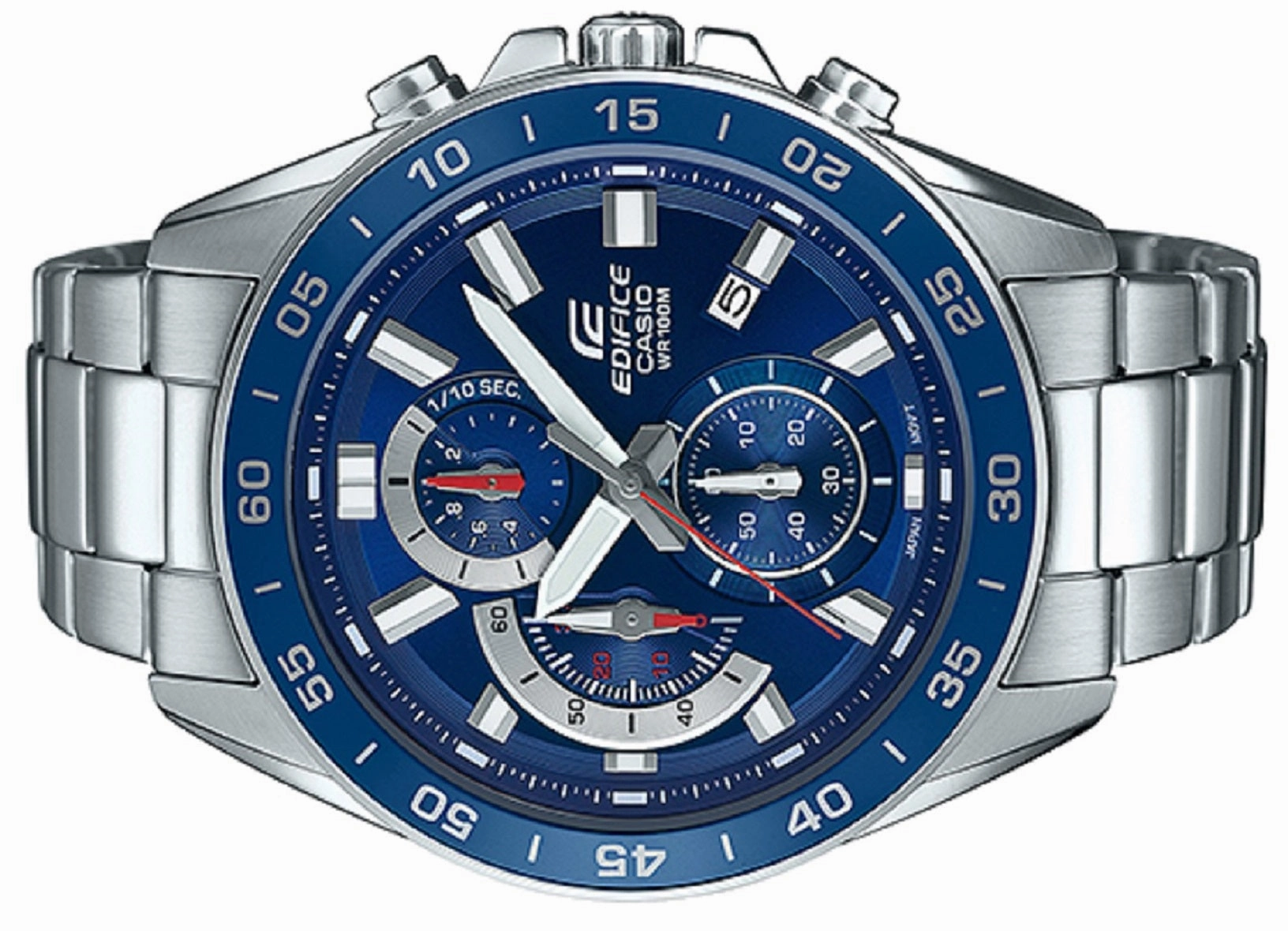 Casio Edifice EFV-550D-2A Chronograph Stainless Steel Strap Watch For Men