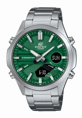 Casio Edifice EFV-C120D-3A Digital Analog Stainless Steel Strap Watch for Men