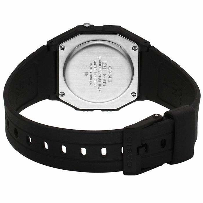 Casio F-94WA-9DG Black Resin Watch for Men and Women