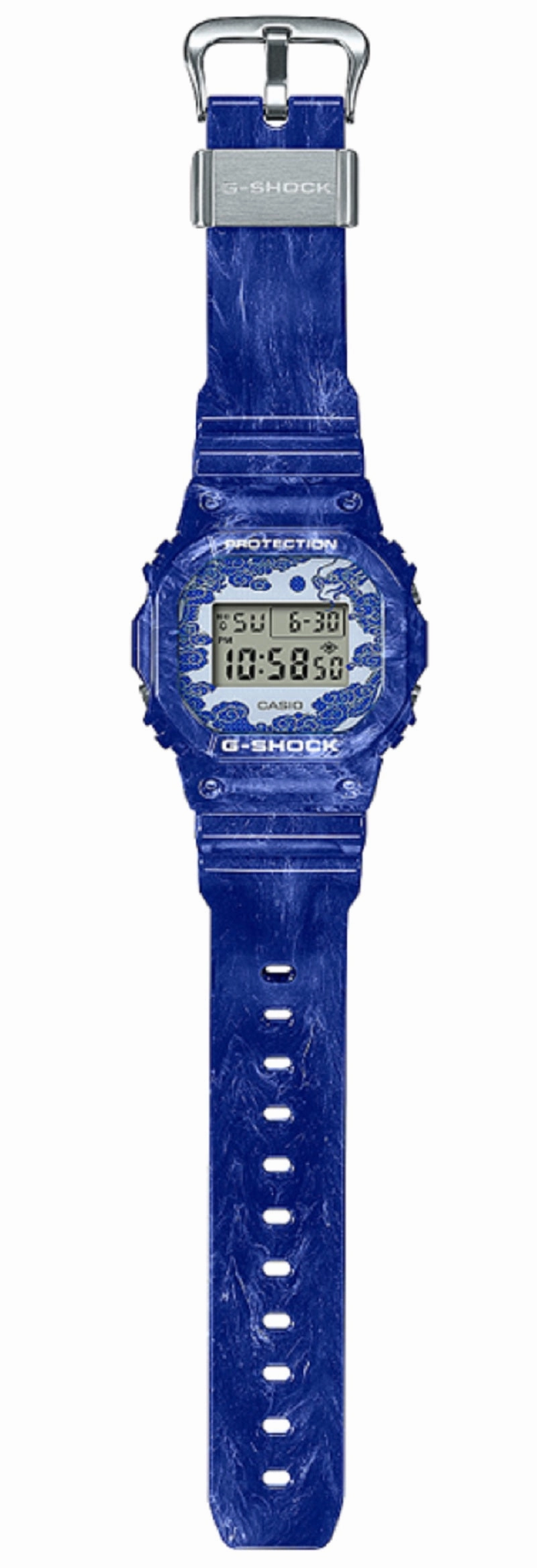 Casio G-shock DW-5600BWP-2DR Digital Rubber Strap Watch For Men