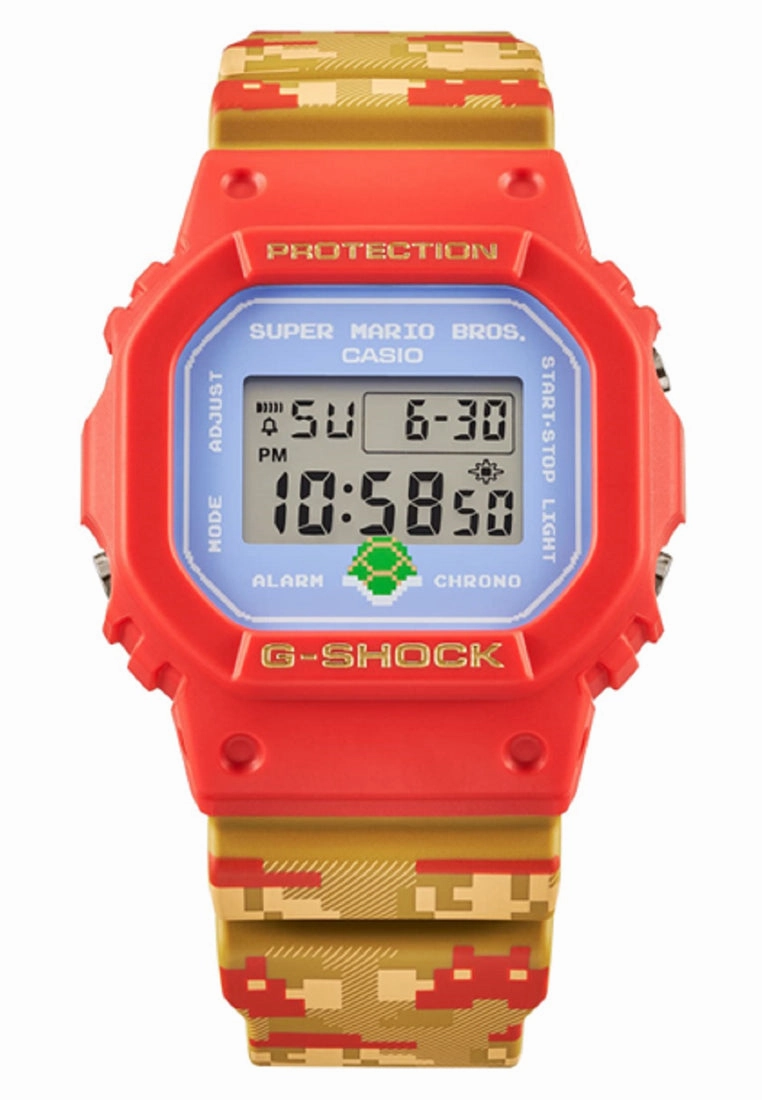Casio G-shock DW-5600SMB-4DR Super Mario Digital Rubber Strap Watch For Men