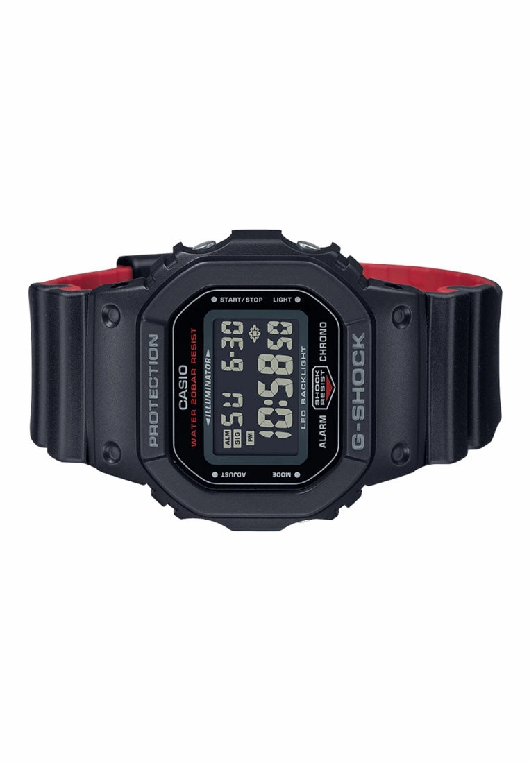 Casio G-shock DW-5600UHR-1DR Digital Rubber Strap Watch For Men