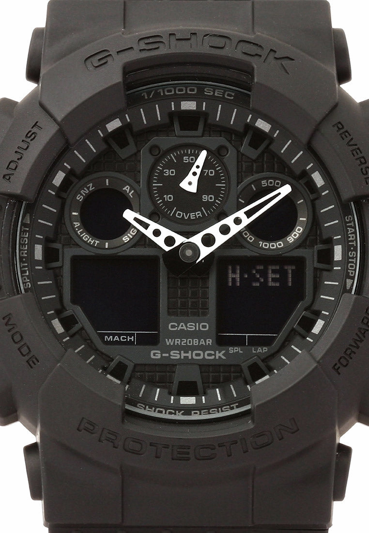 Casio G-Shock GA-100-1A1DR Dark Knight Digital Analog Watch For Men