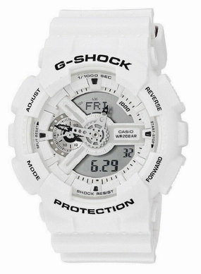 Casio G-shock GA-110MW-7A Digital Analog Rubber Strap Watch For Men