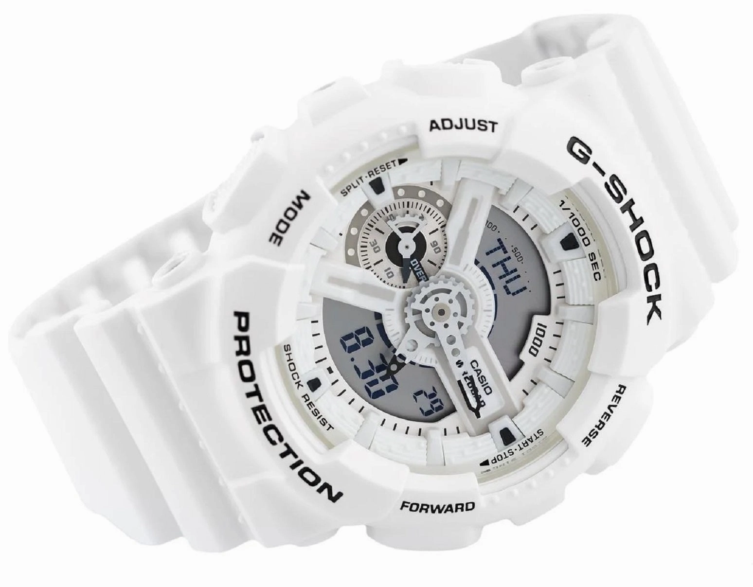 Casio G-shock GA-110MW-7A Digital Analog Rubber Strap Watch For Men