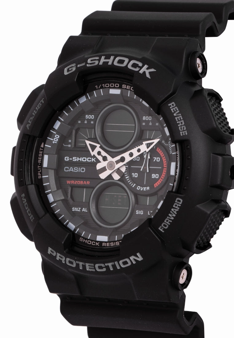 Casio G-shock GA-140-1A1 Digital Analog Rubber Strap Watch For Men