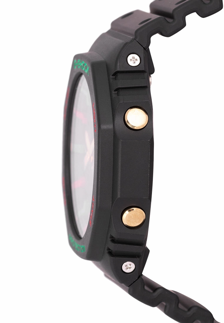 Casio G-shock GA-2100TH-1A Digital Analog Rubber Strap Watch For Men