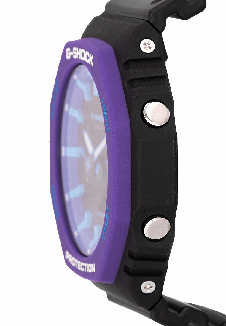 Casio G-shock GA-2100THS-1A Digital Analog Rubber Strap Watch For Men