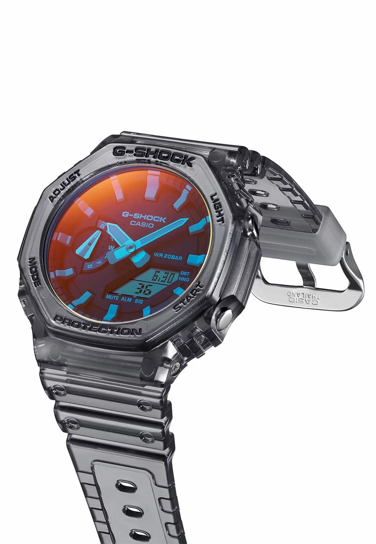 Casio G-shock GA-2100TLS-8A Digital Analog Rubber Strap Watch for Men