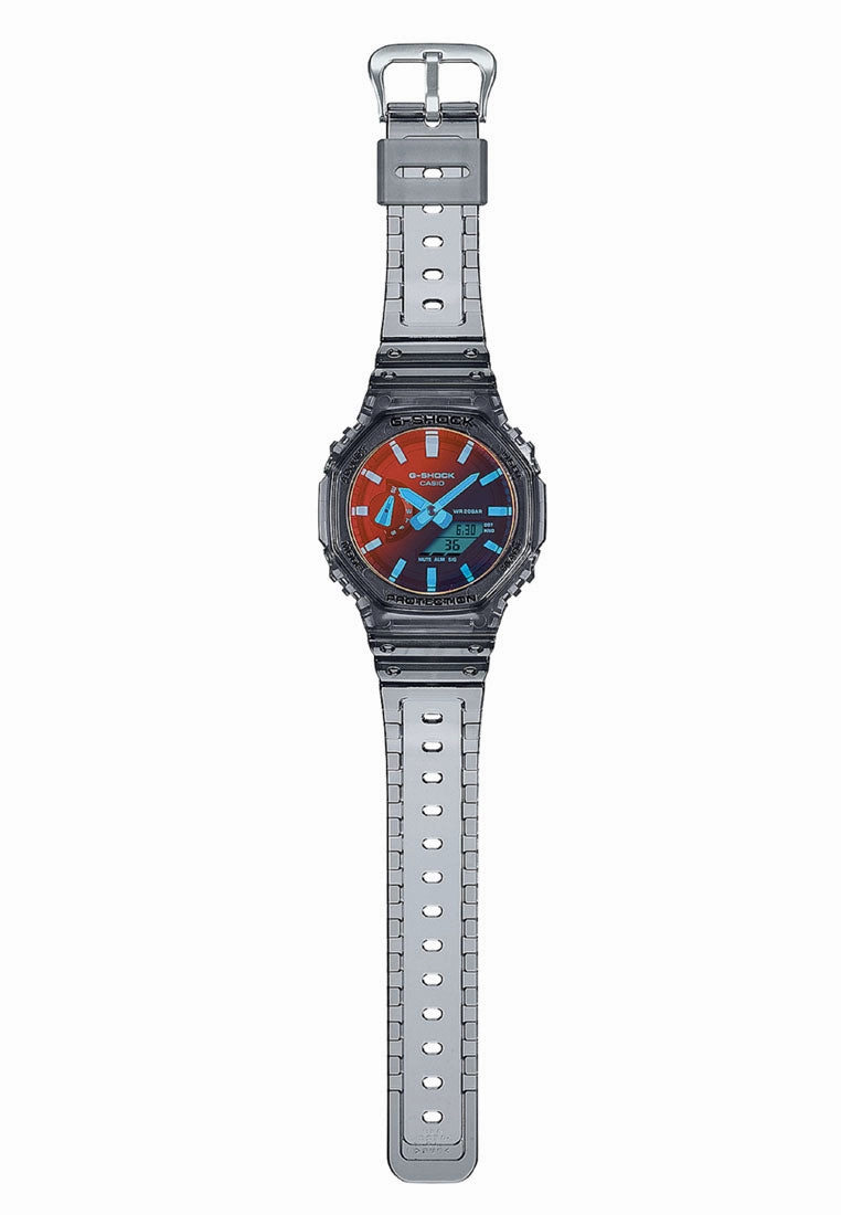 Casio G-shock GA-2100TLS-8A Digital Analog Rubber Strap Watch for Men