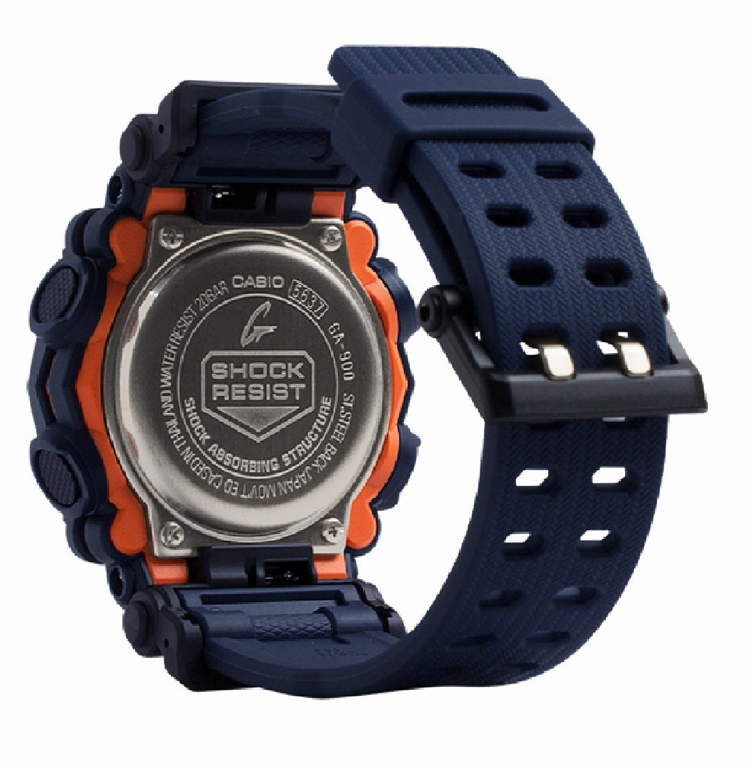Casio G-shock GA-900-2A Digital Analog Rubber Strap Watch For Men