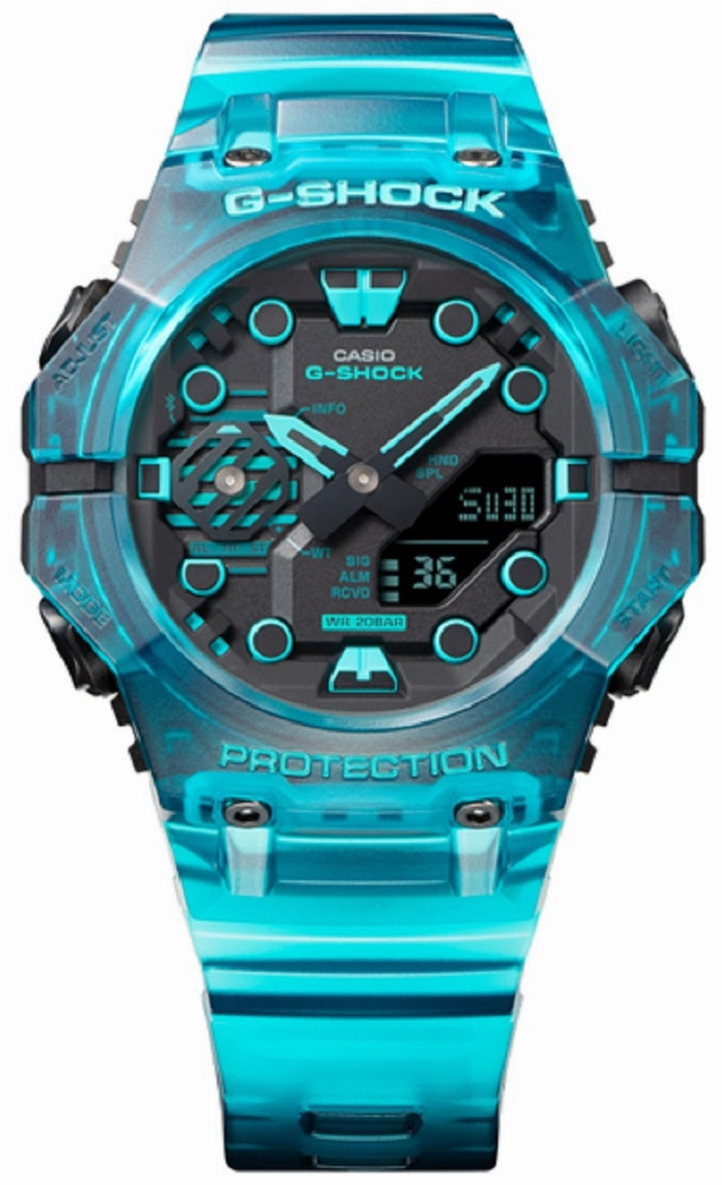 Casio G-shock GA-B001G-2A Digital Analog Rubber Strap Watch For Men