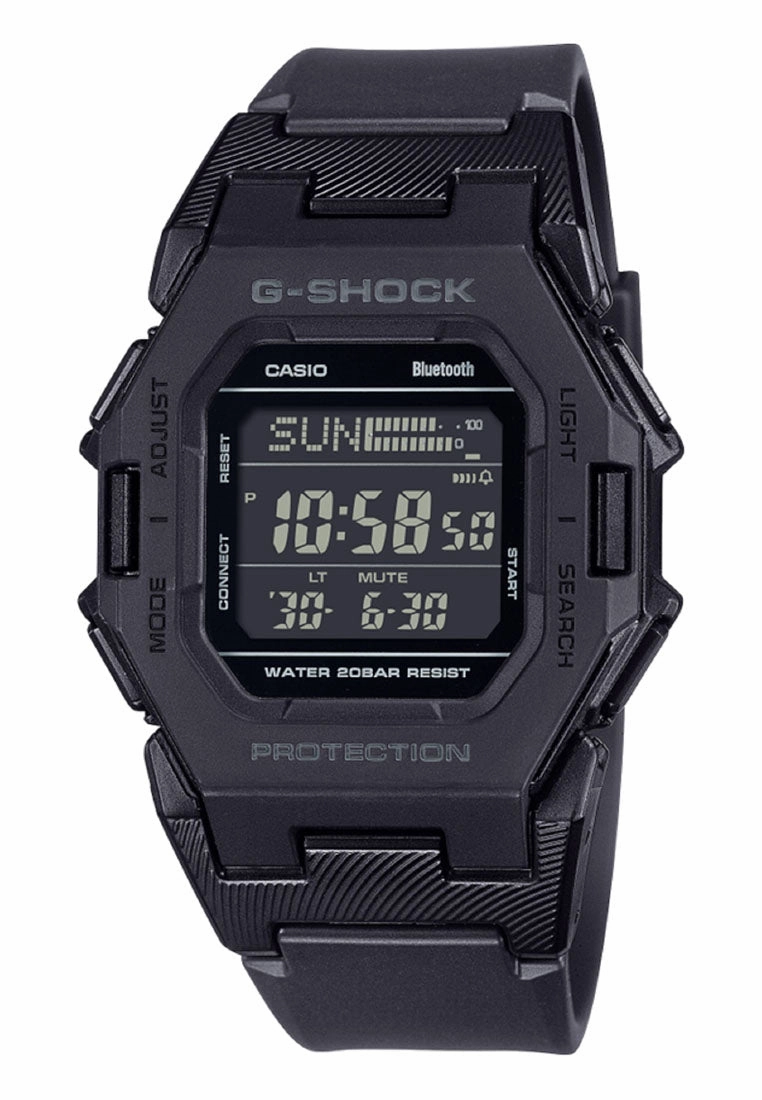 Casio G-shock GD-B500-1DR Digital Rubber Strap Bluetooth Watch for Men