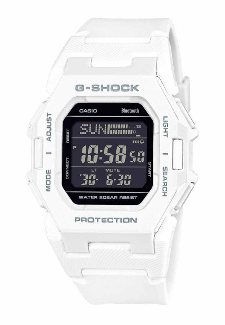 Casio G-shock GD-B500-7DR Digital Rubber Strap Bluetooth Watch for Men